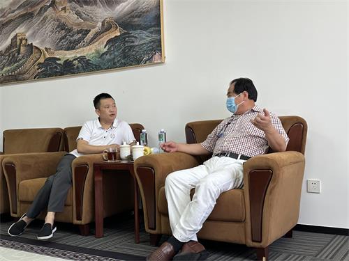 孟加拉投资集团张方主席和友联书记到公司考察加合作